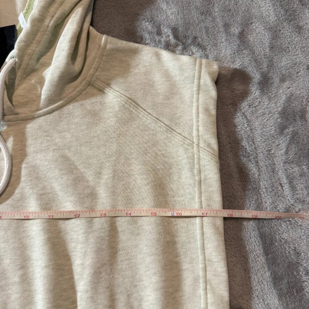 adidas Cream Sleeveless Muscle Tee Hoodie Womens Size XS Off-White Active Tank